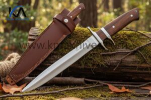 Kma Handmade Full Tang D2 Steel Survival Camp Sub Hilt Fighter Knife HB1058