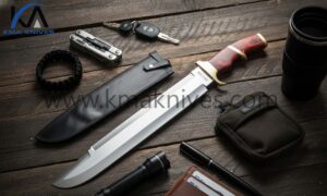 Ozair Custom Handmade 52100 Bearing Steel Predator Bowie Knife HB-1128
