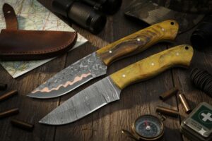 PAIR OF COPPER DAMASCUS (CO-1001)