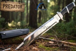 Ozair Custom Handmade 52100 Bearing Steel Predator Bowie Knife HB-1124
